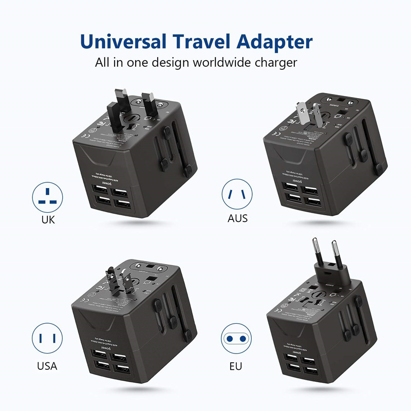 R.R.R.R.R.R.G.I. của nước Anh Châu Âu (4 Máy Thích nghi USB du lịch USB) R.R.R.R.R.A.R.R.G.D.C. (4 Máy thích nghi du lịch USB)